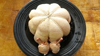 How To Debone A Whole ChickenA Stuffed Chicken Cushion SRP [upl. by Wsan]