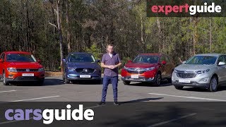 Mazda CX5 vs Honda CRV vs VW Tiguan vs Holden Equinox 2018 review [upl. by Blackmun583]