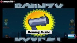 Bounzy 2 Zombie Killing Physics Puzzles Online Free Flash Game Videos GAMEPLAY [upl. by Inga]