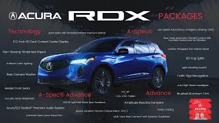 2024 Acura RDX complete feature amp package breakdown with pricing [upl. by Ekrub]