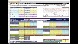 My Anodising Calculation Spreadsheet [upl. by Abagael317]