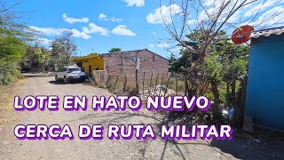 Se Vende Lote en Hato Nuevo cerca de Carretera Ruta Militar y La Coquera 14000 Tel 503 72998557 [upl. by Chadabe354]