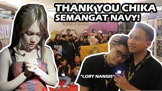 VLOG PROJECT LAST SHOW CHIKA JKT48 BY NAVY [upl. by Rahm847]