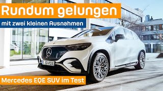 Mercedes EQE SUV im Test  die neue Formensprache setzt sich durch  EFAHRER [upl. by Eecal814]