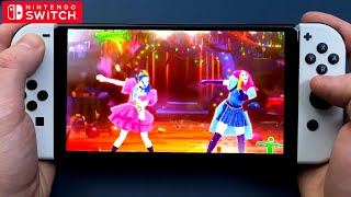 Just Dance 2024 Nintendo Switch Gameplay [upl. by Acirtap]