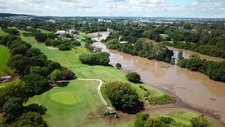 Indooroopilly Golf Club in Flood March 2022 [upl. by Kcolttam291]