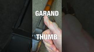 Don’t get ‘Garand Thumb’ 😨 garandthumb [upl. by Draw]