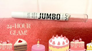 In Hand Review of NYX Jumbo Eye Pencil  Champagne [upl. by Arratoon]