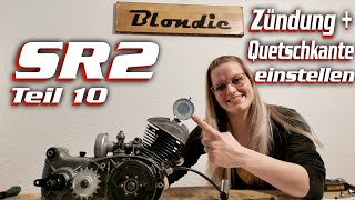 Simson SR2 Restaurierung Teil 10 Zündung  Quetschkante am RH50 Motor einstellen Oldtimer Blondie [upl. by Ennairb259]