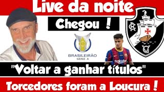 Vasco urgenteTorcida vai à loucura com a chegada do técnico português e quer Vasco campeão [upl. by Noiram]