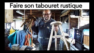 faire son tabouret rustique [upl. by Hendricks]