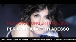 Giorgia  Gocce di memoria  Karaoke con testo [upl. by Atse]