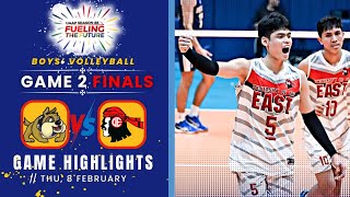 UE VS NUNS Full Game Highlight  Game 2 FINALS  UAAP Season 86 Boys Volleyball  Juniors Division [upl. by Enitsrik543]