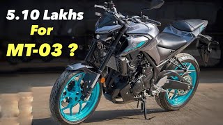 2024 Yamaha MT03 Launched 5 Laakh Ka 💩😂 1 Lakh Discount  Exhaust Sound  On Road Price [upl. by Nyrmak]