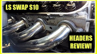 LS swapped S10 headers REVIEW [upl. by Eineeuq]