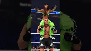 🔥Brock Lesnar vs Carmella🔥Part 1 WWE 2K24 brocklesnar carmella wwe wwe2k24 shorts summerslam [upl. by Dnomzed]