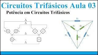 Circuitos Trifásicos  Potência em Sistemas Trifásicos [upl. by Haonam]