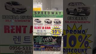 Cheap Rent Car in Angeles city travel rentcar philippines [upl. by Mulry]