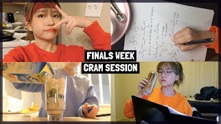 30 HOUR STUDY VLOG 😵 PREMED STUDENT FINALS WEEK VLOG [upl. by Akirdna]