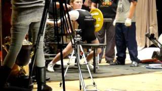 Maryana Naumova  RAW Bench Press 60kg45kg W 11 years old  WORLDLIFTING [upl. by Yeleen]