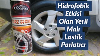 Aromaks Lastik Parlatıcı Aerosol Tipi Tire Shine [upl. by Troc636]