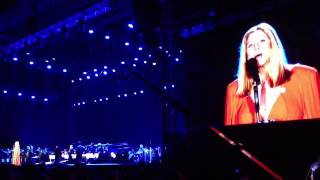 Barbra Streisand  Hatikvah live in Tel Aviv Israel [upl. by Annaehr]