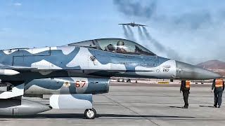 Red Flag 221 EOR and Takeoffs • Nellis AFB [upl. by Auqinihs542]