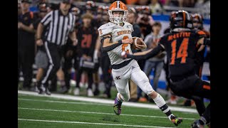 2023 MHSAA D6 Football Finals Kingsley 38 Almont 24 November 25 2023 [upl. by Ymmij]