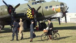 B17 Memphis Belle et son équipage Air Legend 2023 MelunVillaroche France by HabariSalam [upl. by Trebleht495]