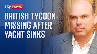 British tech billionaire Mike Lynch is missing off the coast of Sicily after yacht capsizes [upl. by Nicol]