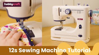 Hobbycraft 12S Sewing Machine for Beginners [upl. by Monaco909]