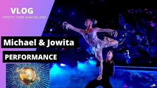 Strictly Come Dancing  Michael amp Jowita Performance Vlog [upl. by Eidarb]