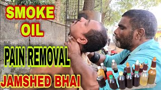 Indian Barber Pain killing Macin baba aka Jamshed BhaiRemove all my Body And Neck pain Kill  ASMR [upl. by Neelav]