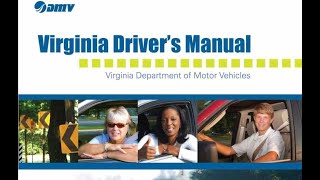 Virginia Drivers Manual Audio Video Book v1 2024  HD Bookmarked [upl. by Eidde]