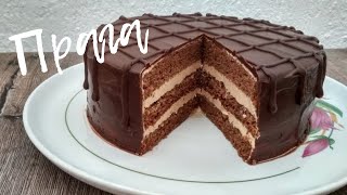 Торт quot ПРАГАquot по ГОСТУ Очень вкусный торт  Prague cake [upl. by Aynotak]