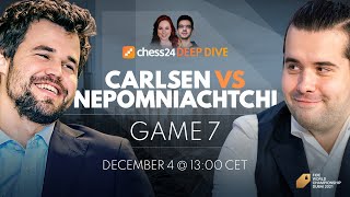 Carlsen  Nepomniachtchi  Game 7  World Chess Championship  Judit Polgar amp Anish Giri [upl. by Isaiah]