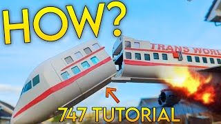 How I Made Real Plane Crashes Recreated in Lego Pt2  747 amp DC10 TUTORIAL [upl. by Ngo]