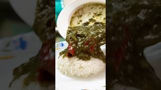 Lasooni palakhealthy Palak delightquickindianrecipestadkatwistcookingshorts😀😀🤤 [upl. by Kcirdnek]