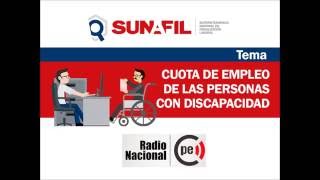 SUNAFIL explica sobre Ley de cuota de empleo para las personas con discapacidad  Radio Nacional [upl. by Olimreh794]