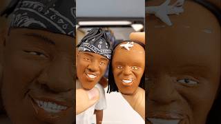 headbandairport KSI😂 clay art ksi meme art [upl. by Earley492]