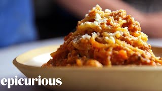 The Only Bolognese Recipe Youll Ever Need  Italianish  Epicurious [upl. by Filmer]