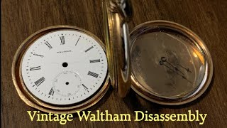 Vintage Waltham Hunter Pocket Watch [upl. by Dnumyar576]