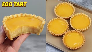 Egg Tart Recipe  Homemade Yummy Egg Tart [upl. by Fabrienne]