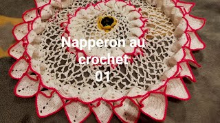 Tuto napperon au crochetnappe de table au crochet 12 [upl. by Nevets745]