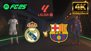 EA FC 25  Real Madrid vs Barcelona  Superclásico Español 2425 4K60 [upl. by Udele]