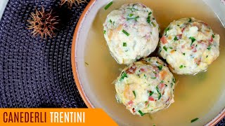 Canederli trentini ricetta tradizionale facilissima  Le video ricette di Lara [upl. by Anilad]