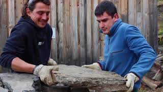 HOW TO BUILD A DRY STONE WALL BUILDING A FIELD DRY STONE BOUNDARY WALL PART 2 DRY STONE WALLING [upl. by Knick]