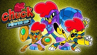 Chuck Chicken  Power Up  All episodes collection 15 cartoon show [upl. by Oicaro]