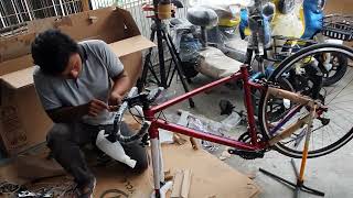 Unboxing POLYGON STRATTOS S2 2023 strattos roadbikemurah polygonbike [upl. by Albertina]