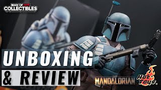 Hot Toys DEATH WATCH Mandalorian Unboxing and Review  The Mandalorian [upl. by Cottle]